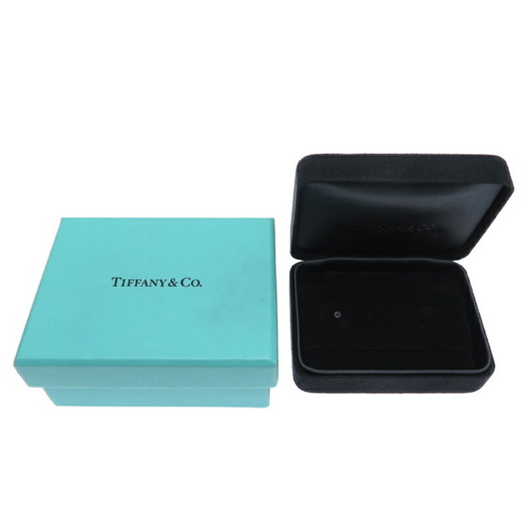 TIFFANY Silver Diamond Earrings - Picture 8 of 8